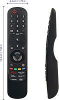 Télécommande magique HUAYU MR24GA AKB76045003 avec fonction vocale pour téléviseur LED LCD LG, remplacement