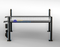 Système de stationnement de garage robotisé à 4 poteaux, élévateur de voiture avec équipement de stationnement efficace à vendre, stockage de voitures, utilisation intérieure et extérieure