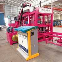 Nouvelle conception QT4-15 Machine entièrement automatique de fabrication de blocs de ciment creux Prix usine avec presse hydraulique et vibration