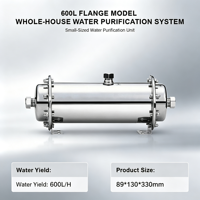 Purificateur d'eau à ultrafiltration pour lavage de voitures et blanchisserie, membrane en alliage PVC 600L/H pour le nettoyage de véhicules commerciaux