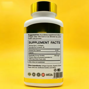 Gélules de <span class=keywords><strong>Gelée</strong></span> <span class=keywords><strong>Royale</strong></span> et Propolis DUOZI OEM ODM, contenant 10-HDA, pour la gestion du poids, le soutien immunitaire et la reconstitution énergétique - Product Image 2