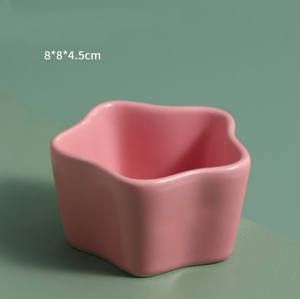 BESTCERA 모던하고 세련된 세라믹 애완 동물 먹이 그릇 부식 방지 작은 동물을위한 햄스터 그릇 피더 경제적으로 가격 - Product Image 6