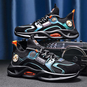 Nouvelle Arrivée 2023 : Baskets de Marche et Fitness pour Homme, Style Décontracté Tendance <span class=keywords><strong>avec</strong></span> <span class=keywords><strong>Plateforme</strong></span> Polyvalente et Doublure en Maille, Livraison Gratuite - Product Image 2