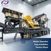Fabricant chinois de concasseurs mobiles 10-500t/h, équipement de concassage de pierres et de roches portable, moteur, prix d'usine, expédition mondiale