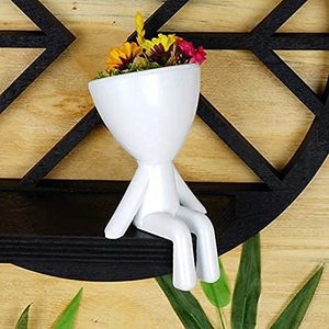 <span class=keywords><strong>Pot</strong></span> <span class=keywords><strong>de</strong></span> planteur intérieur et extérieur, Vase décoratif en résine succulente en forme naturelle - Product Image 2