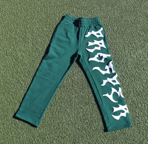 Pantalon de survêtement à jambes larges et surdimensionnées avec logo personnalisé en gros Pantalon évasé de haute qualité en XL Style Hip Hop décontracté pour l'été - Product Image 1
