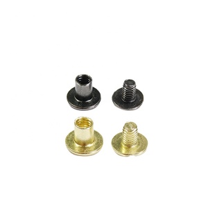 Vis personnalisées en acier nickelé/laiton, fixation <span class=keywords><strong>femelle</strong></span> et mâle Post Chicago, <span class=keywords><strong>boulon</strong></span> sexuel - Product Image 3