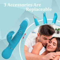 Frauen wasserdicht wiederauf ladbare Silikon Vibrator Set 4 in 1 Dildo Vibrator g Punkt Klitoris Vagina Brustwarze Stimulation Sexspielzeug