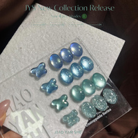 Prix compétitif JIAOYANSHE – Kit de vernis à ongles gel magnétique effet œil de chat 4 couleurs 15 ml pour nail art et manucure professionnelle en salon