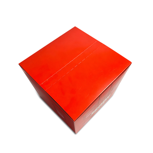 Boîte cadeau haut de gamme écologique rouge inspirée de <span class=keywords><strong>la</strong></span> série <span class=keywords><strong>Netflix</strong></span> |   Emballage en carton ondulé avec fenêtre découpée |   Boîte mystère de forme personnalisée - Product Image 3