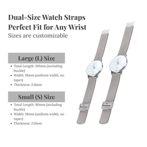 Cinturino in titanio Milanese di lusso con <span class=keywords><strong>Logo</strong></span> personalizzato 18mm cinturino in metallo traspirante per smartwatch Samsung Huawei Xiaomi - Product Image 3