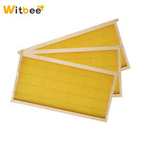 Witbee Hot Sale Beste Qualität Holz Bienenstock Rahmen mit Bienenwachs Foundation Sheet