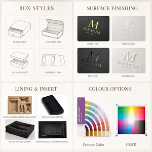 Luxury Velvet Rigid Boxes for Nail Polish Perfume Essential Oil Serum-Recycled Materials Eco-Friendly Cosmetic <b>Paper</b> Embossing - Product Image 3