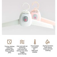 Séchoir à linge pliable mini de voyage, séche-chaussures électrique portable à air chaud suspendu