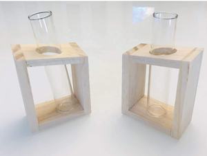 <b>Bamboo</b> Hydroponic Plant <b>Vase</b> Home Decoration <b>Vase</b> <b>Bamboo</b> & <b>Wooden</b> <b>Vases</b> - Product Image 2