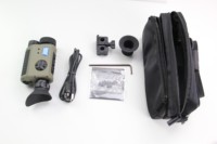Caméra thermique Longot K6 avec objectif 27 mm en aluminium, grossissement 8x, pour la chasse tactique en extérieur, avec fixation sur casque