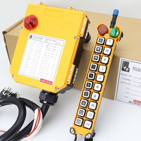 Télécommande radio industrielle étanche IP65 à 20 boutons, style Telecrane F24-20S, à vitesse unique, pour pont roulant