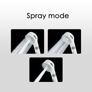 Pomme <span class=keywords><strong>de</strong></span> <span class=keywords><strong>douche</strong></span> à main filtrée en ABS à 3 fonctions Pomme <span class=keywords><strong>de</strong></span> <span class=keywords><strong>douche</strong></span> haute <span class=keywords><strong>pression</strong></span> à économie d'eau pour les soins <span class=keywords><strong>de</strong></span> la peau dans la salle <span class=keywords><strong>de</strong></span> bain - Product Image 2