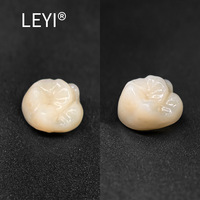 Couronne céramique permanente LEYI HC-Crown, résine dentaire, impression DLP LCD, pureté 100%, durée de vie 36 mois, excellente durabilité, aspect naturel