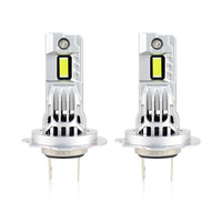 Kit d'ampoules LED Q66 Super Lumineuses 9000LM 90W pour Phares de Voiture H1 H3 H7 H4, Sans Erreur Canbus, Lumière Blanche 6500K