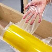 Film Alimentaire PVC Transparent Anti-Humidité, Film Étirable PVC Anti-Buée de Qualité Alimentaire pour Emballage Manuel
