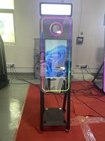 Machine de photomaton interactive avec miroir de 40 pouces, appareil photo reflex numérique, Wi-Fi et support portable