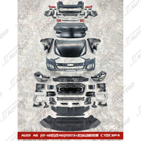 Kit de carrosserie de modification automobile pour Audi A6 C7 à C8 style 2023, comprenant capot et ailes en acier et pare-chocs en PP, 100% compatible