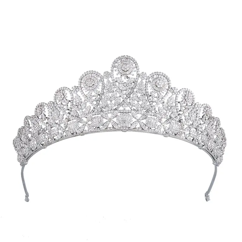 Fashion Crown Bride Party Wedding Dress Crown Tiara Pageant Beauty Crown Hair Accessories