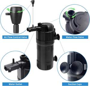 Filtre d'aquarium submersible avec lumière U-V pour réservoir de poissons de <span class=keywords><strong>10</strong></span> à 40 gallons - Product Image 6