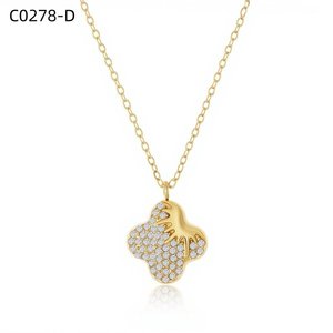 Collier à la mode avec zircone C0278 pour femmes, bijoux de haute qualité - Product Image 2