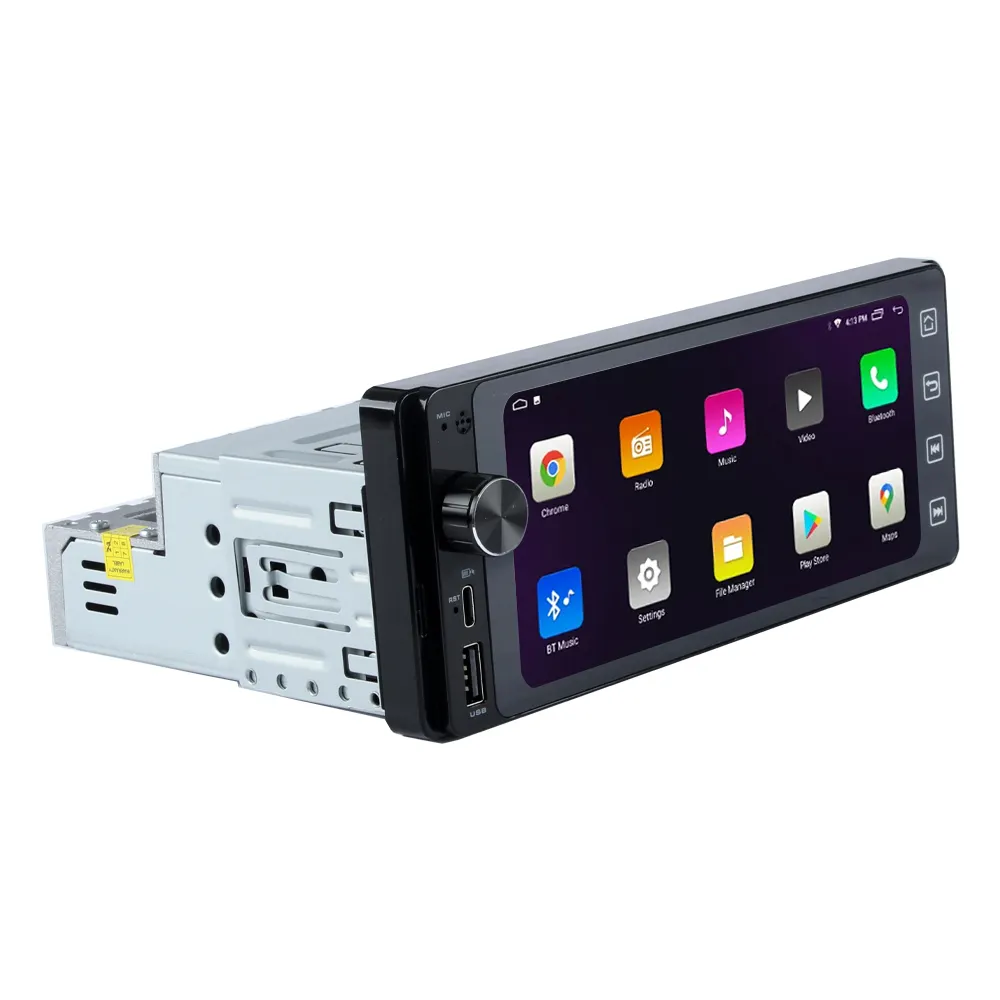 6,25 Zoll Einzelautostereo 1 din Android Autoradio mp5 Player Autoradio Autoaudio DVD-Player Gps-Navigation