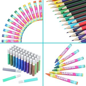 Nouveauté : Ensemble de <span class=keywords><strong>dessin</strong></span> et de <span class=keywords><strong>peinture</strong></span> portable de 118 pièces - Product Image 3