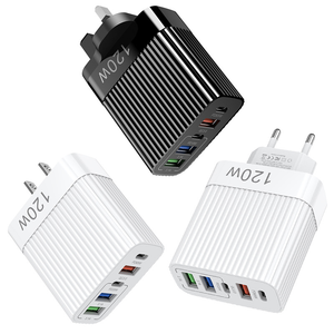 Chargeur de téléphone USB 120W Adaptateur mural USB + Type-C Charge rapide pour IPhone15 Samsung Xiaomi Oneplus Voyage USB Type C Chargeur de téléphone - Product Image 4