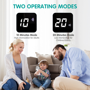 Nebulizers LED hiển thị kỹ thuật số cầm tay mini hen suyễn thở lưới xách tay Mist inhaler inhaler Máy phun sương - Product Image 4