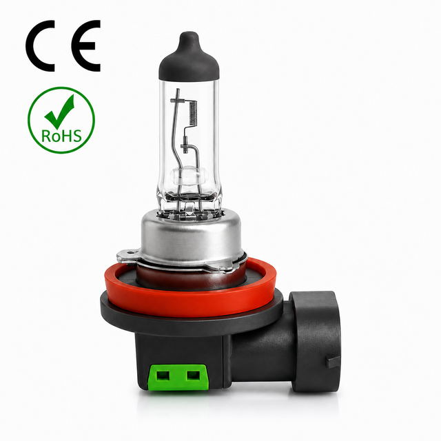 Long Lifespan H11 12V 55W Clear Quartz Glass Halogen Auto Bulb Car Lamp CE RoHS Certified Manufacturer