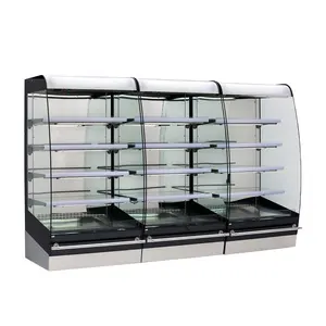 1.8m 5th Floor Merchandise Display Case Insulated Display Cabinets Open Display Case