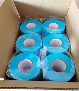 Ropa médica azul personalizada Ropa <span class=keywords><strong>de</strong></span> aislamiento a prueba <span class=keywords><strong>de</strong></span> polvo <span class=keywords><strong>Cinta</strong></span> EVA <span class=keywords><strong>de</strong></span> fusión en caliente <span class=keywords><strong>Cinta</strong></span> eléctrica personalizada - Product Image 1