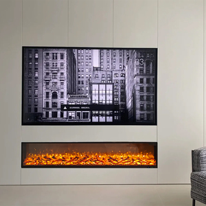 Chimenea Moderna Integrada con Pantalla en Inglés, 30-100 Pulgadas, Agua LED Personalizable para Uso en Hogar y Hotel 2026-0324 Ultra - Product Image 5