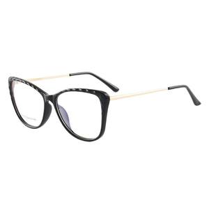 Monturas de gafas Cat Eye 87015 TR90 con protección contra la luz azul para mujer, ancho medio, lentes AC - Product Image 2