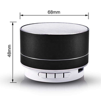 Meilleures ventes, système de cinéma maison portable à prix de gros, mini, avec boîte et câble, haut-parleur sans fil A10 LED en métal