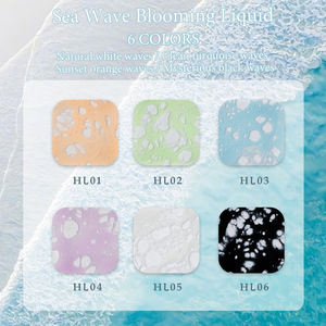 وصل حديثًا Vinimay بموجات بحرية تزهر الحبر سائل تدرج للأظافر على شكل جل تجريدي مزهر لتزيين الأظافر - Product Image 2