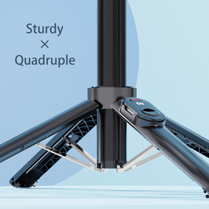 Xách tay hợp kim nhôm linh hoạt Selfie <span class=keywords><strong>Stick</strong></span> với sạc điều khiển từ xa cho điện thoại di động - Product Image 5