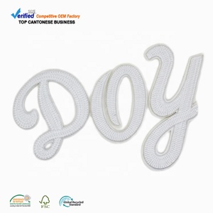 Nhỏ Thêu Phù Hiệu May Mặc Nhà Sản Xuất Tùy Chỉnh Bảng Chữ Cái Logo Thêu Chữ Các Bản Vá Lỗi Với Sắt Trên - Product Image 1