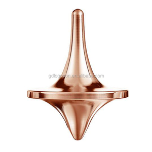 Nhà Máy Ban Đầu Tùy Chỉnh Bạc Kim Loại Quay Top Món Quà Quay Mãi Mãi Trẻ Em Đồ Chơi - Product Image 4