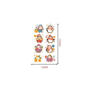 Renne <span class=keywords><strong>flocon</strong></span> <span class=keywords><strong>de</strong></span> <span class=keywords><strong>neige</strong></span> cloche tatouages temporaires emballés individuellement enfants fête <span class=keywords><strong>de</strong></span> Noël faveurs étanche vacances artisanat - Product Image 6