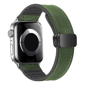 <span class=keywords><strong>Bracelet</strong></span> boucle magnétique en <span class=keywords><strong>cuir</strong></span> vintage pour <span class=keywords><strong>apple</strong></span> <span class=keywords><strong>Watch</strong></span> Series 10 9 <span class=keywords><strong>8</strong></span> 7 6 Horween Leather <span class=keywords><strong>Watch</strong></span> Strap - Product Image 1