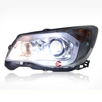 Faro Delantero para Subaru Forester 2013 2014 2015 2016 2017 2018, Faro LED DRL, Lente de Proyector Bi Xenón HID