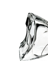 Bouteilles en verre triangulaires transparentes mates de qualité supérieure, base en arc unique, capacité personnalisable, luxe pour le brandy et les spiritueux