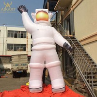 Astronaute gonflable personnalisé sur le thème de l'exploration spatiale, personnage de dessin animé d'astronaute gonflable pour l'intérieur