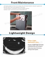 Écran d'affichage LED numérique couleur pleine BrightStar P3.076 P4P5, garantie de 2 ans, luminosité de 500 cd, écran LED d'intérieur pour les magasins de détail
